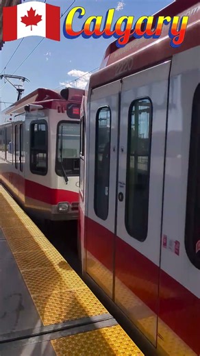 Calgary's Red Line 🚊 C-Train ✨🍁🇨🇦