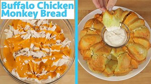 This looks insane, but tastes like a million bucks! Recipe: http://bit.ly/savorymonkeybread | Food Coma