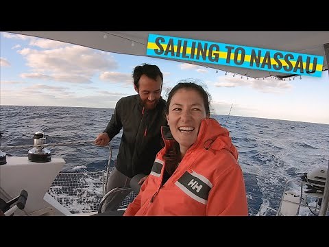 Catamaran Sailing in Rough Seas ⛵Overnight Passage Sailing Vlog Ep. 18
