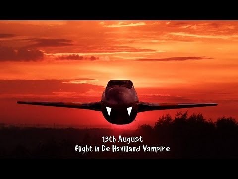 Flying de Havilland Vampire
