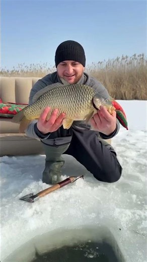 Why People Break Frozen Rivers in Siberia 🧊🐟 | The Truth Behind Ice Fishing #shorts
