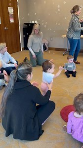 6.1K views · 130 reactions | Remember Georgina, our baby patron who crawled for the first time at storytime? Well now she took HER FIRST STEPS! Watching her tiny feet explore the world fills our hearts with joy and wonder. Here's to many more adventures ahead for this sweet little explorer at the library! #FCPL #library #firststeps #librarybaby #yougogirl | Frederick County Public Libraries | Facebook