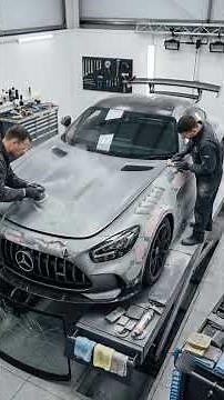 From Junk to Glossy Black Mercedes-AMG GT Black Series Restoration | Full Build#MercedesAMGGTBlack