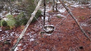From Kitchen to Campfire: Colander Stove in Deep Snow!
