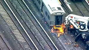 1,600 feet of track obliterated during LIRR derailment in Queens