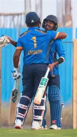 Team Samson on Instagram: "177 RUNS! Rohan Kunnummal and Sanju Samson just rewrote the record books with the highest opening partnership in SMAT history. Absolute carnage by the Kerala openers! 🔥 📽️ : BCCI Domestic / X"