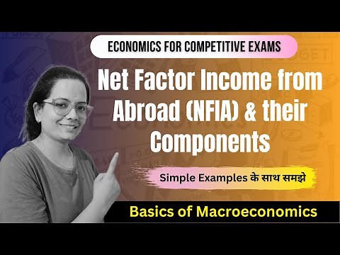 What is Net factor income from abroad and their Components | NFIA Formulas | NFIA in economics #exam