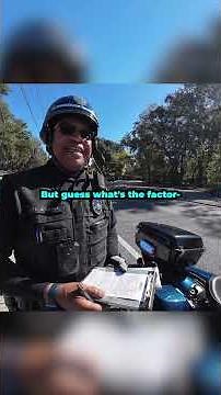 Cop stops biker and lets her choose the ticket she wants 😅 ‪@FangGoVroom‬
