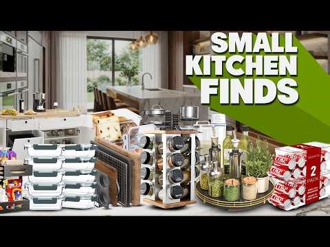 46 Amazon Finds for Small Kitchens & Tiny Countertops That Help Maximize Space!