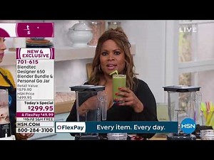 Blendtec Designer 650 Blender Bundle with Personal Go Jar