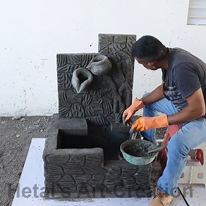 15K views · 184 reactions | Beautiful backyard ideas - water fountain #diy #backyard #fountain | Hetal's Art - Creation | Facebook