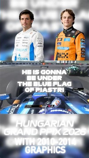 Carlos Sainz's ONBOARD TEAM RADIO | 2026 Hungarian Grand Prix with 2010-2014 Graphics #f1