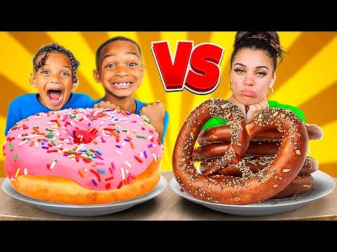 SWEET VS SALTY FOOD CHALLENGE
