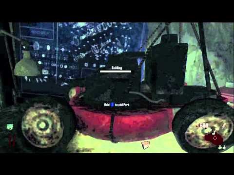 Black Ops 2 Zombies Turret "tranzit" Green Run Gameplay! How to build a Turret Tutorial BO2