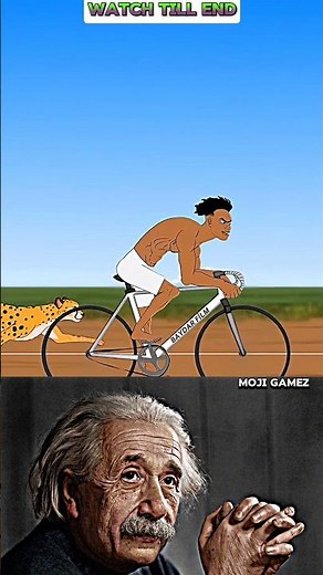 Can a Human Beat a Cheetah? 🐆🚴‍♂️ | 100m Speed Test #shorts