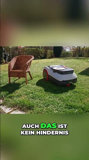Navimow I2 Lidar Pro robotic lawnmower: Surprising obstacle detection in our test! #shorts