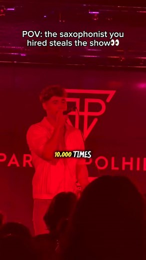 POV: saxophonist you hired steals the show 👀 - #saxophone #saxophonesolo #livemusic #music #rnbmusic #popmusic #fblifestyle #singer #singing #explore #viral | parkerpolhill