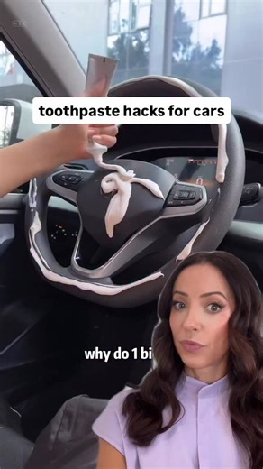 6.5K views · 7 comments | Toothpaste hacks for cars? 樂 I’d say save the toothpaste for your teeth! Especially if you’re using a whitening toothpaste—it might contain abrasives that could scratch your car’s paint. My opinion? Stick to car-specific cleaners for your car and tooth-specific pastes for your teeth ✨ #toothpaste #hacks #dental | Teeth Talk | Facebook
