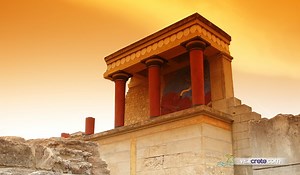 The famous Archaeological Site Of Knossos Palace Crete Crete's #1 Attraction