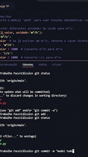 ✅ Atualizar código no GitHub do jeito certo #python #shorts
