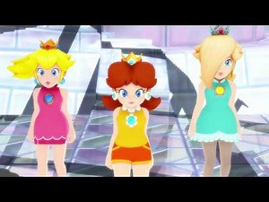 Happy Synthesizer MMD (Ultra Smash Peach, Daisy, and Rosalina)