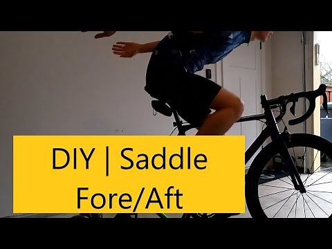 DIY | How to set up saddle fore and aft (No hands method part 2)