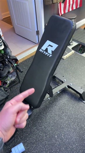 The RitFit adjustable bench is strong, versatile, and lets you hit every angle — flat, incline, and