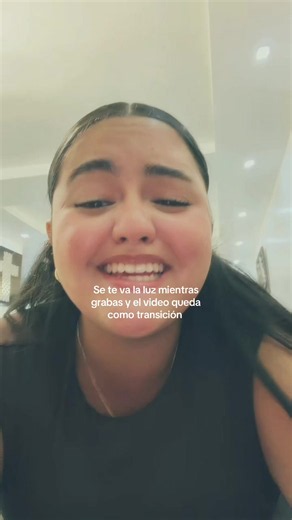 Se me va la luz mientras grabo: video con transición accidental