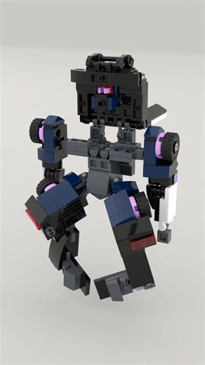 LEGO Transformers Barricade #lego #moc #Transformers #TransformersRiseOfTheBeasts #conceptbrick | Yang Nurbs