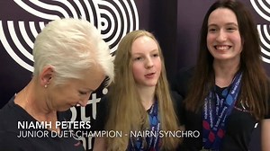 5.2K views · 72 reactions | ‪  #ScottishSynchro18 | Top Club Congratulations to Nairn Synchro who collected both the Top Club Award and the Podium Award at this year’s championships! Here, coach Wyn McFadyen spoke to us alongside two of the key players on the team, Niamh Peters and Bethany Thomas. | Scottish Swimming | Facebook