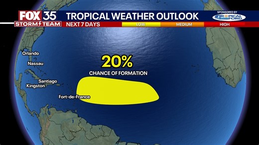 New tropical disturbance in Atlantic shows potential for development over Labor Day weekend