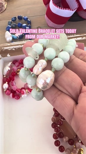 Humble & grateful for the lovely customers that come out & patroned my small business booth & purchased some gorgeous bracelet sets! #bracelets #gemstones #handmade #smallbusiness