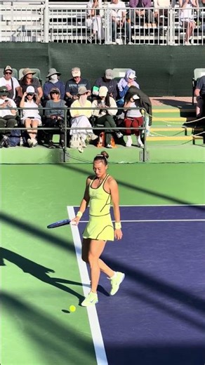 奧運冠軍鄭欽文 Indian Wells 發球練習Olympic Champion Qinwen Zheng Serve Practice – Indian Wells 2026