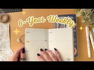 🌱 A weekly journal to use for 6 years | Planner chat and updates