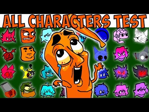 ALL CHARACTERS TEST | FNF Character Test | Gameplay VS Playground