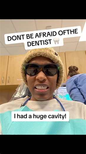 #Fyp #Dentist #Repair front tooth. #cavities #Fillings #Teeth #Smile #No #Pain dont be #Scared #gotothedentist. #fyp #fypシ #Checkup twice a year. I did it guys. 💜🦷🙏🏾🥰 #Brave