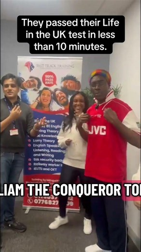 The real William the conquerer passed his Life in the UK in 1 day