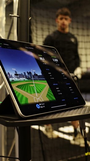Visualize the flight and dial in the data, all within the Full Swing Baseball app! 🔥