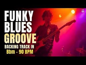 Smooth Funk Blues Backing Track in Bb Minor – 90 BPM | Soulful Jam Vibe
