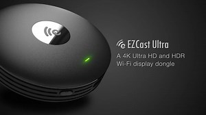EZCast Ultra is a universal wireless display receiver that supports 4K HDR output to your 4K TVs, providing you with the ultimate video viewing experience. ☆ 4K HDR display output at 60 Hz ☆ 5 GHz Wi-Fi network connectivity ☆ DLNA, Miracast, EZAir, Google Home and Chrome mirroring support ☆ Supports smart speaker for voice control ☆ Supports quick setup with Bluetooth and QR code More details: https://www.ezcast.com/product/ezcast/ultra Online store: https://store.ezcast.com/products/ezcast-ultr