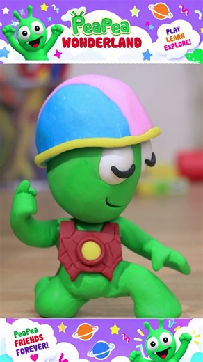 Super Pea Pea Hero Chase Mission! 🦸‍♂️⚡ #shorts