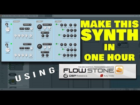 Making a basic synth in Flowstone 3 Alpha (No Coding!!)