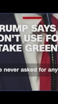 President Trump says he won't use force to take Greenland