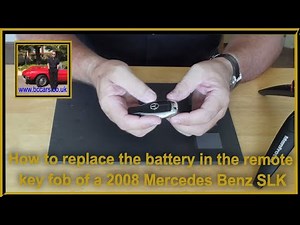 How to replace the battery in the key of the Mercedes Benz SLK 200 R171