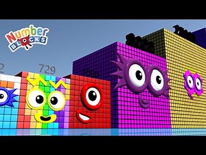 Looking for Numberblocks Cube Club 1 to 1000 vs 8000 to 1 Million HUGE Standing Tall Number Pattern
