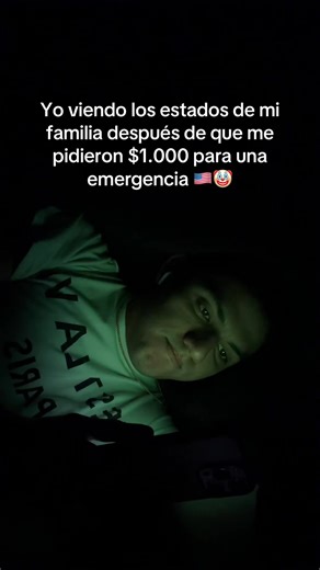 Yo viendo los estados de mi familia después de que me pidieron $1.000 para una emergencia 🇺🇸🤡 😂 #latinosenusa #sueñoamericano #colombianosenusa #trabajo #ingles
