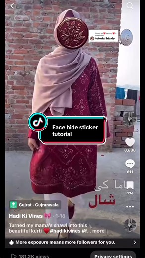 Replying to @❤️parizay❤ finally here’s the tutorial you’ll asked for 😭🫶🏻#hadikivines #fyp #viralvideo #foryoupage #outfitinspo
