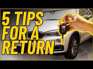 5 Easy Things To Do Before Returning Your Leased Vehicle To The Dealer! - Chemical Guys