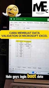 HOW TO CREATE DATA VALIDATION IN EXCEL‼️ #shorts #data #validation #table #excel