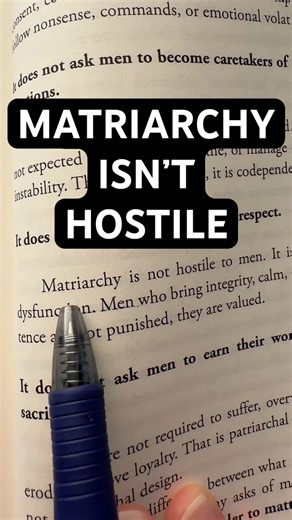 Why Matriarchy Isn’t Hostile to Men